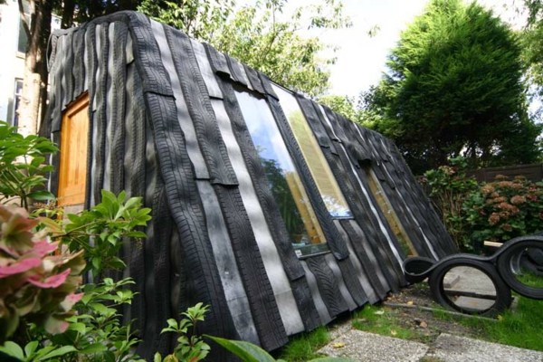 garden shed recycled materials design