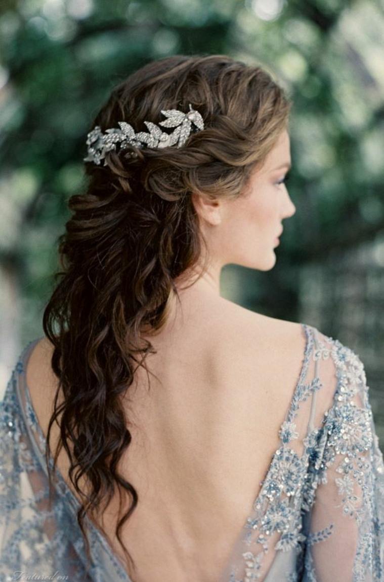 accessory hair-wedding-bride-vine-hair-free loops crown