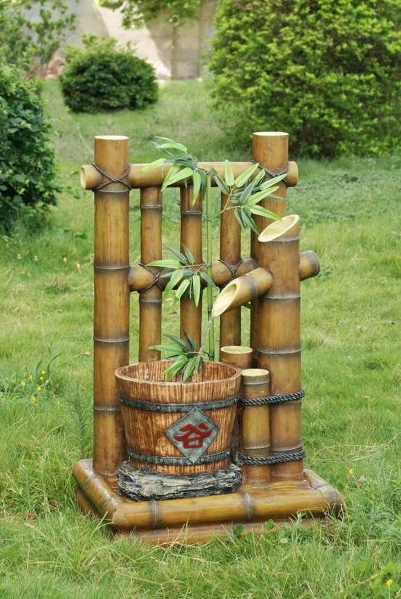 bamboo garden accessory