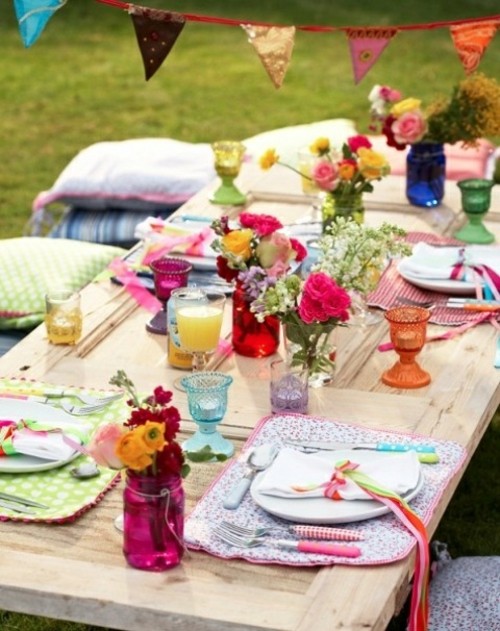 colorful accessories table brimming with freshness