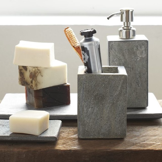 modern bathroom accessories aspect-concrete