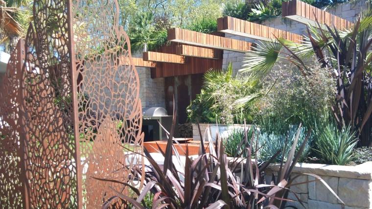 steel corten garden sculptures