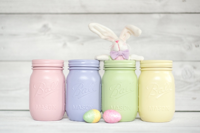 manual activity for Easter jars