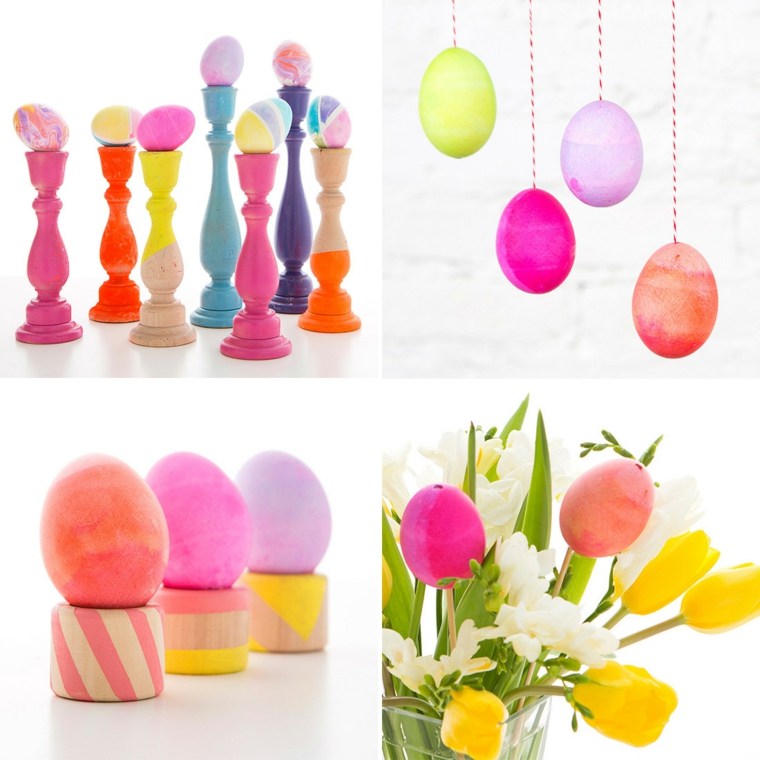 manual activity for Easter colored eggs