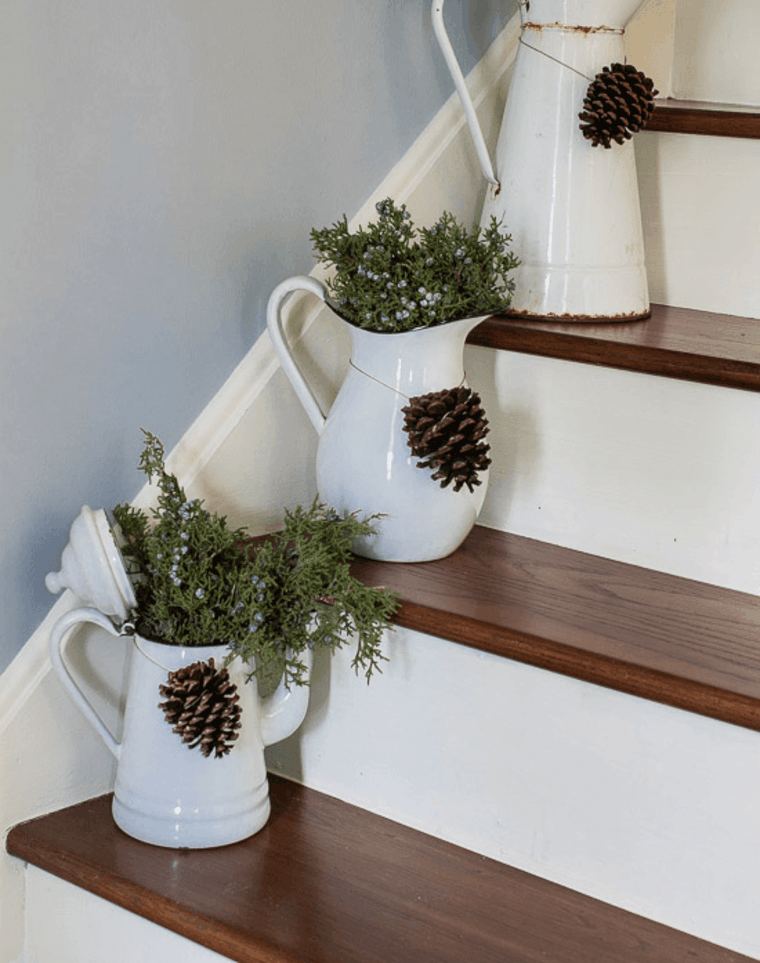 Christmas activity decoration stairs