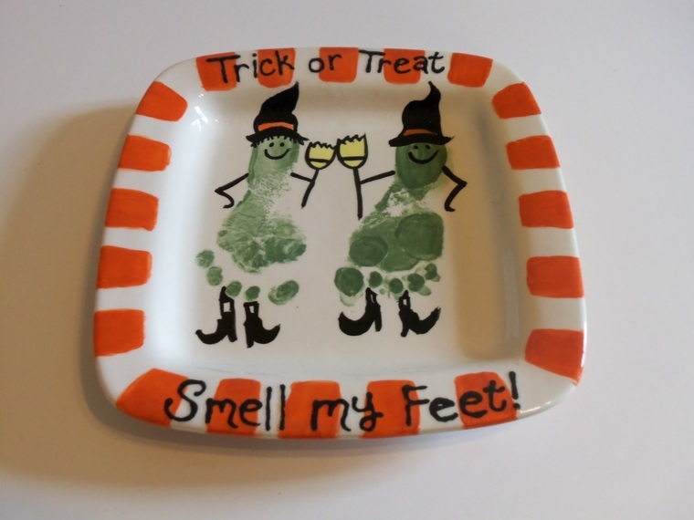 activity creative child halloween idea plate