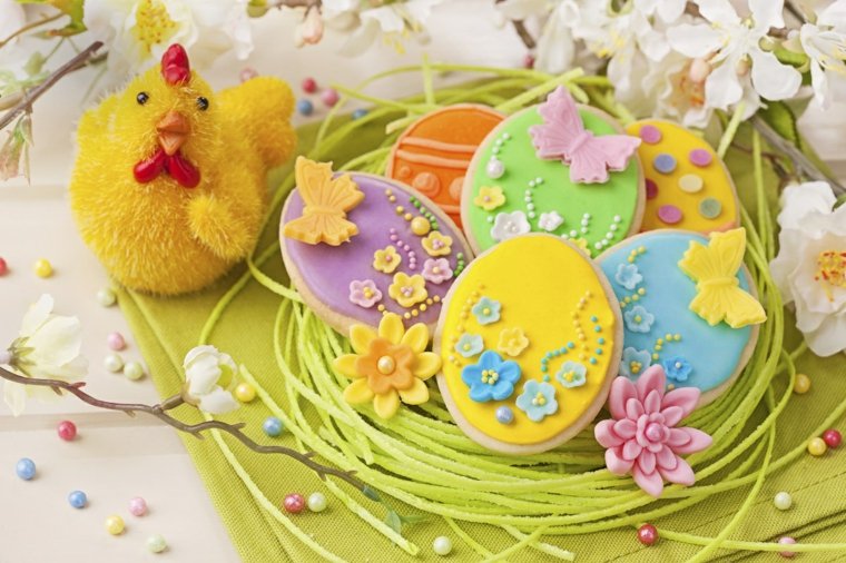 activities kids deco table easter