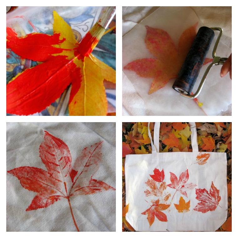 creative activities ideas dead leaves