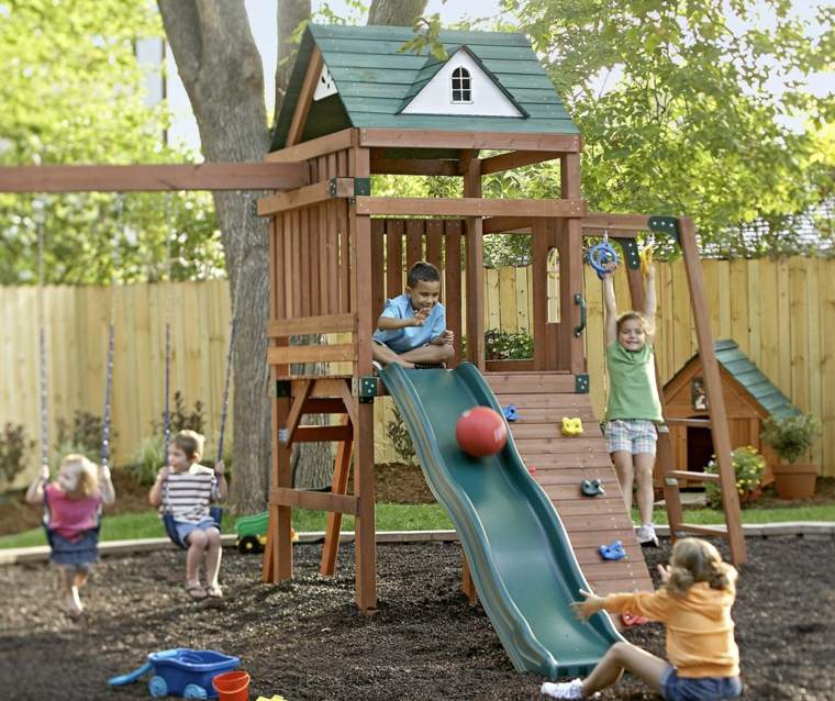 large garden child playground