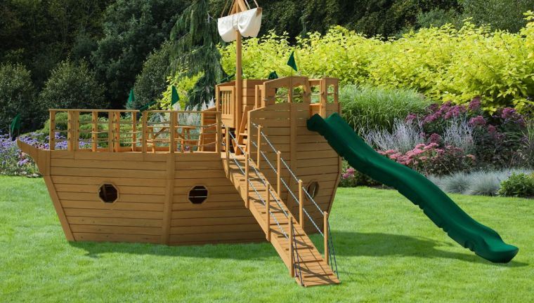 playground garden idee pirate amenagement