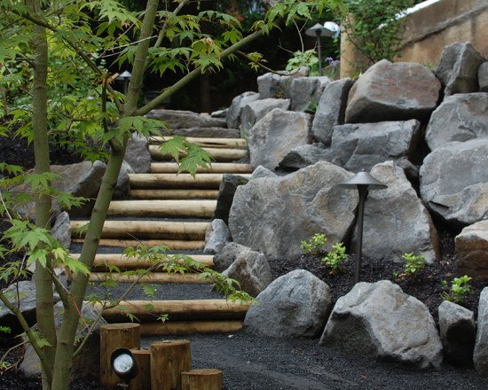 driveway garden stairs