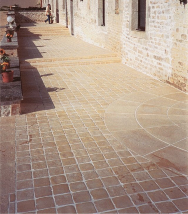 driveway terasse reconstituted stone