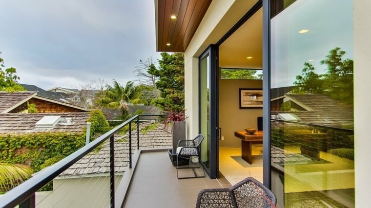 ultra modern balcony layout