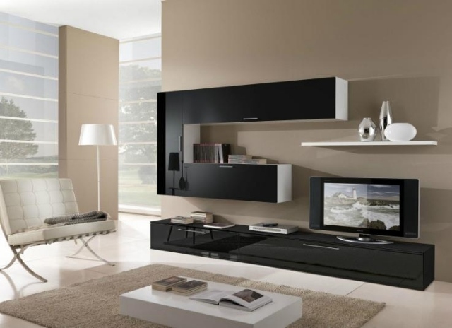 Planning Living-room-furniture-modern-tele-table-rectangular-low