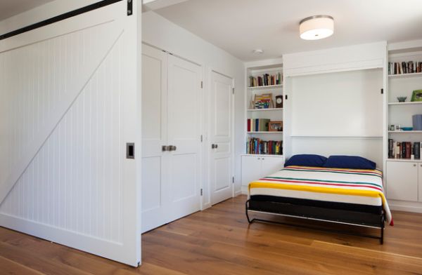 interiørdesign veggmontert sammenleggbar seng