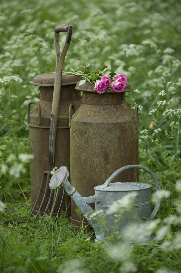 shabby chic garden layout