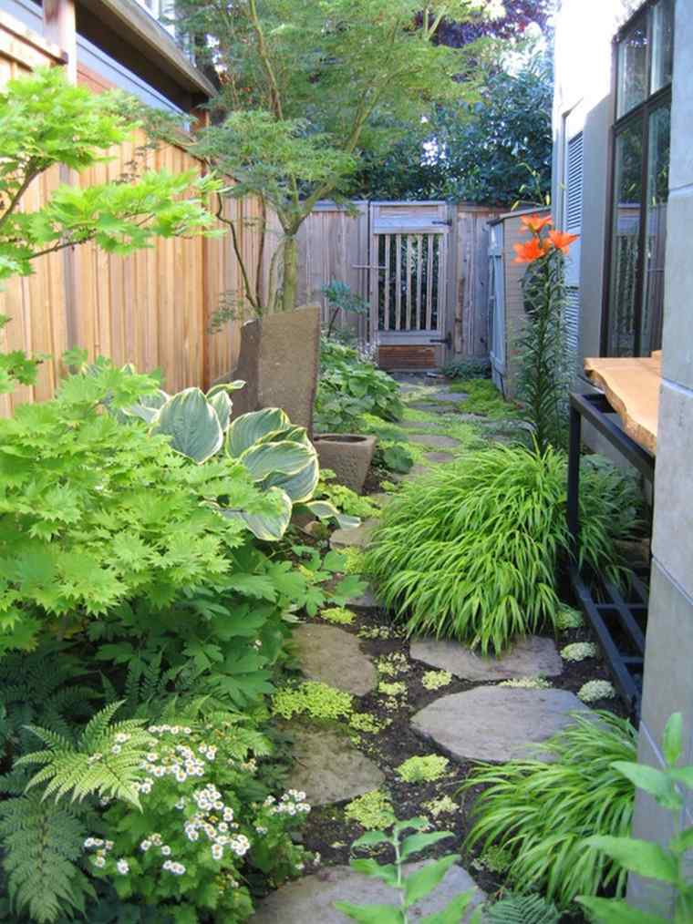 landscaping small long garden