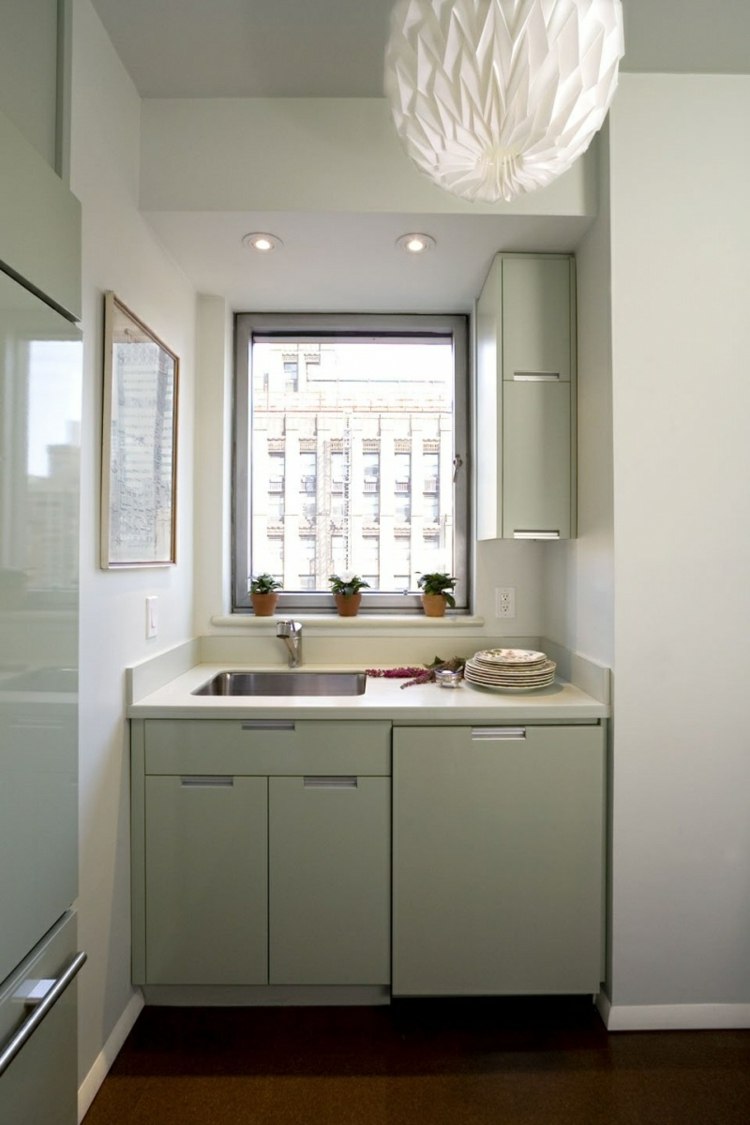 small white kitchen layout