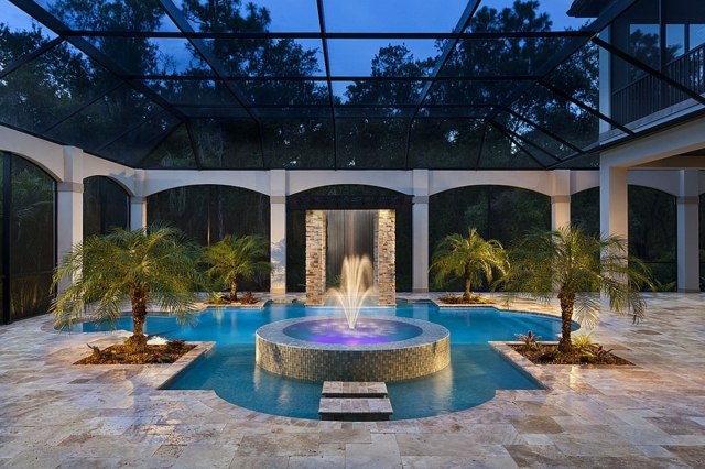 pool design fountain design