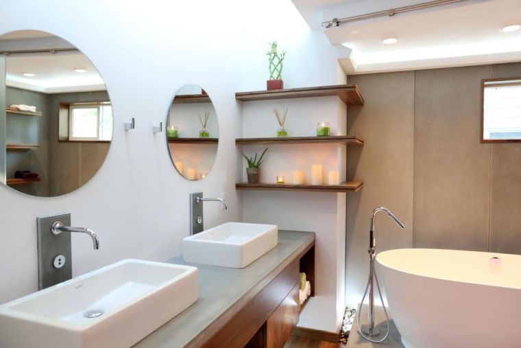 Zen bathroom ambiance contemporary decoration