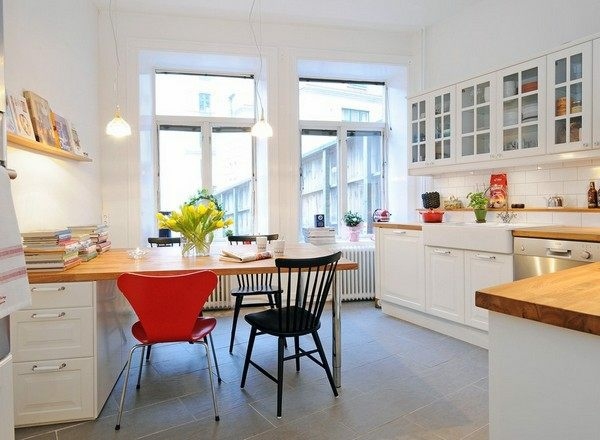 Scandinavian atmosphere deco modern kitchen