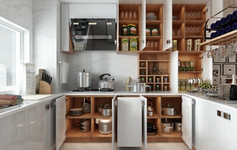 zen atmosphere home modern kitchen