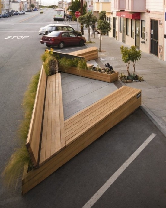 develop urban outdoor space