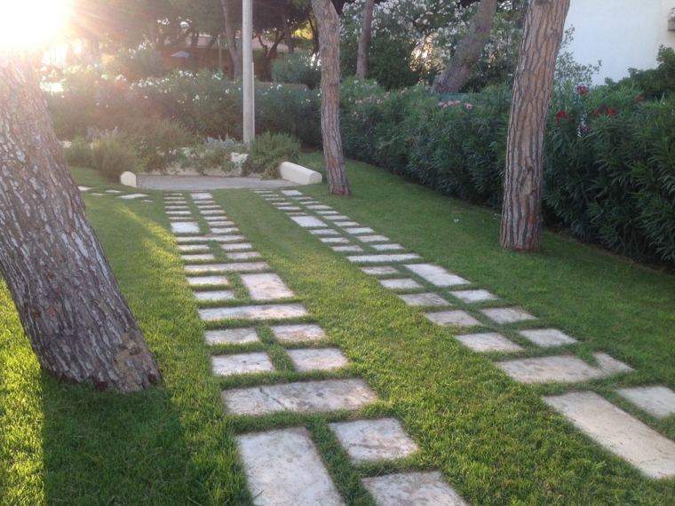 idea landscaping modern outdoor garden path