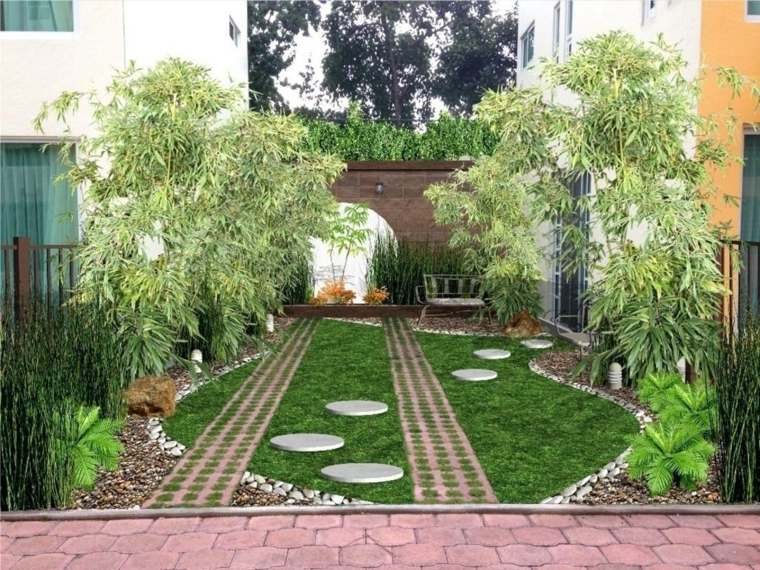 contemporary design garden pathway