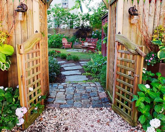 landscaping garden path romantic design