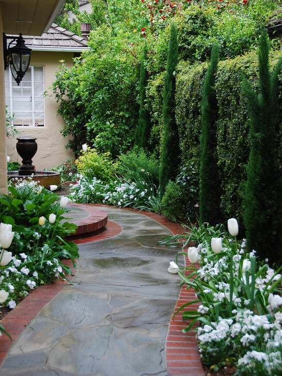 landscaping garden driveway house