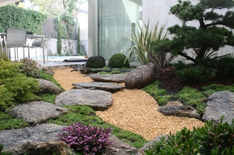 landscaped garden path japanese idea