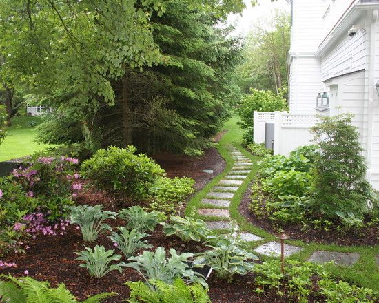 traditional garden pathway