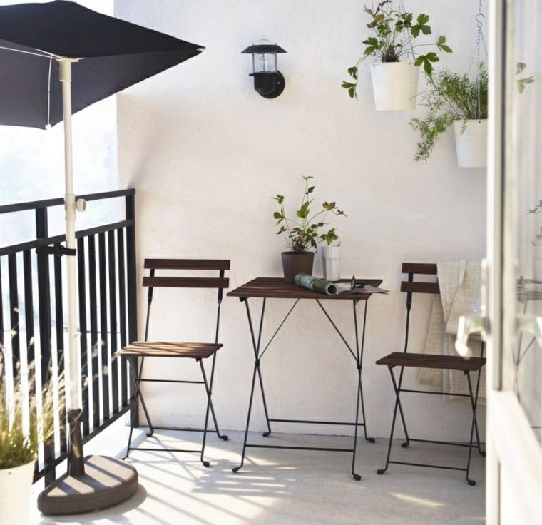 furnishing balcony terrace small space furniture ikea