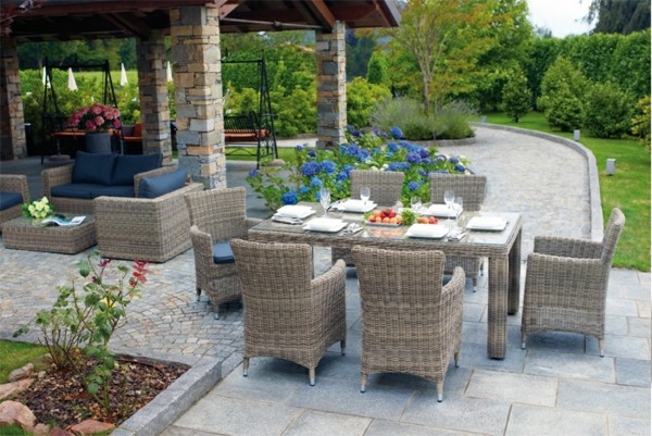 barbecue furniture rattan