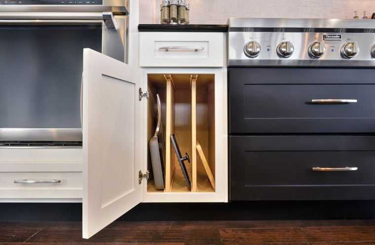 furnishing functional kitchen storage design