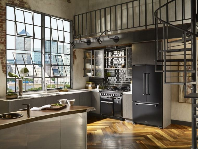 Layouts-kitchen-style-industrial-trend-modern