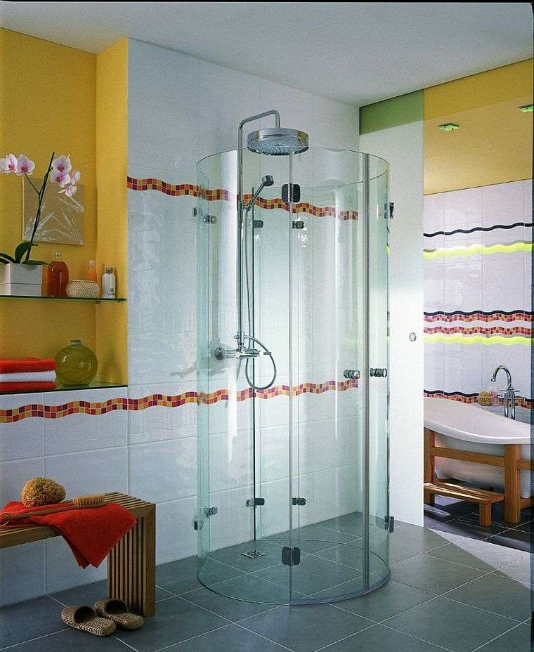 shower round bathrooms