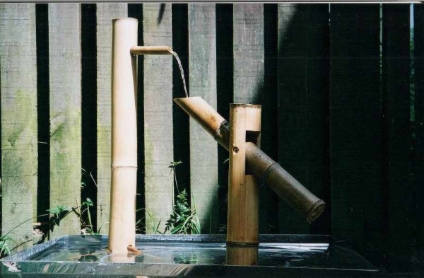 Layouts water-garden-Japanese bamboo