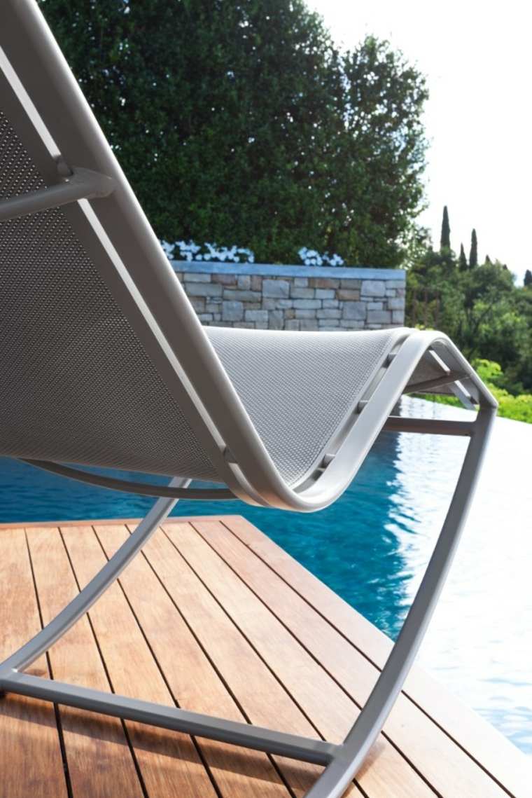 swimming pool terrace furniture idea lounge chair sunbathing textilene kot sun bath talenti