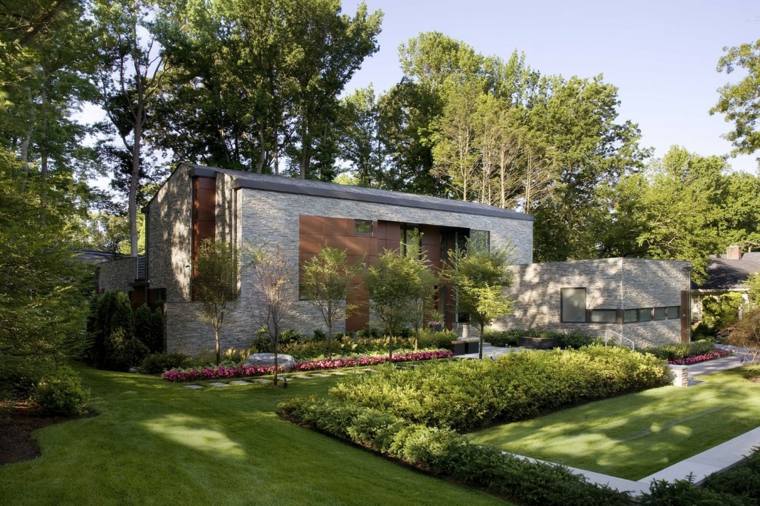 modern garden house landscaping