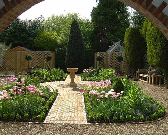 landscaping deco fountain