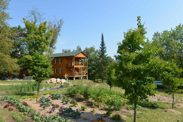 landscaping garden permaculture ashram Quebec