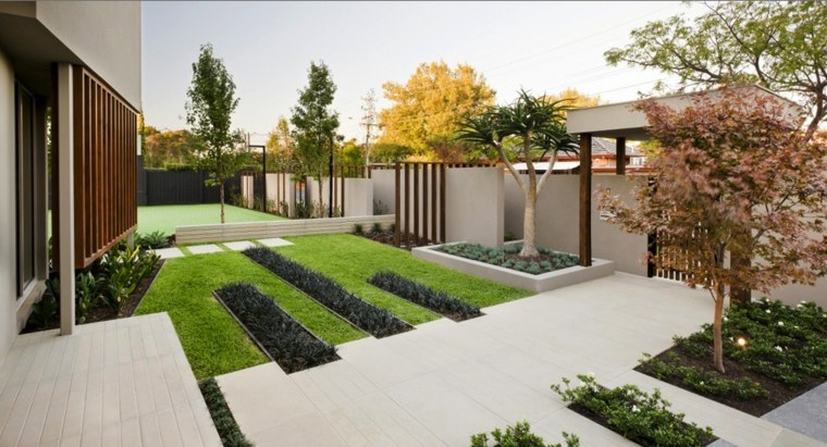 landscaping front garden house deco