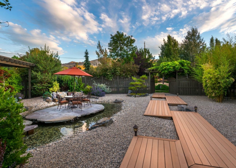 landscaping landscaped garden outdoor zen