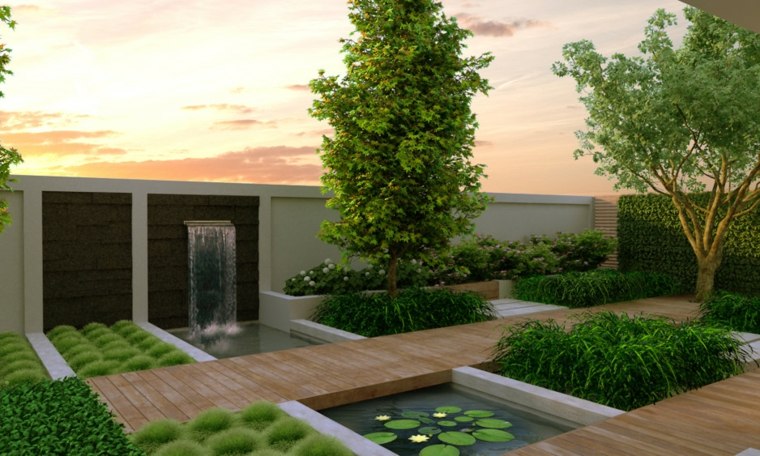 landscaping garden aquatic basin