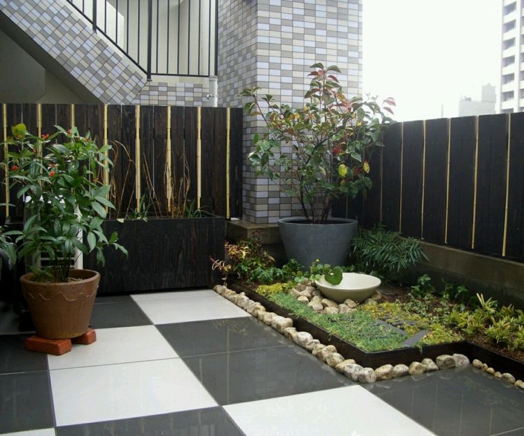 landscaping outside edge small garden