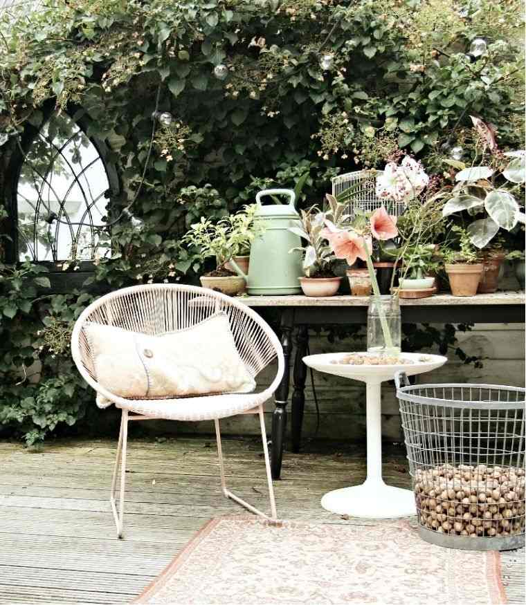 landskabspleje små have deco-udendørs møbler
