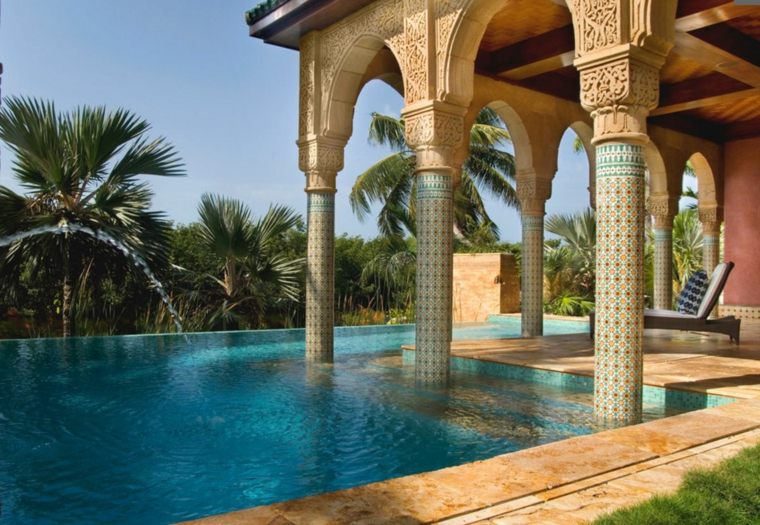 swimming pool deco oriental africa