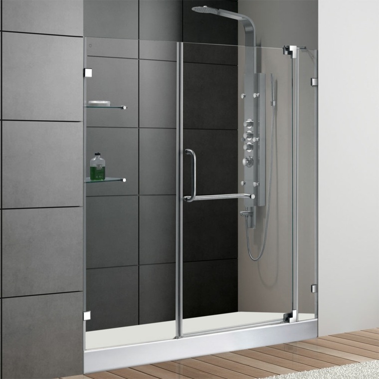 deco bathroom shower modern style